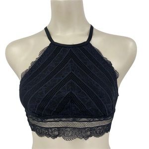 Arie Black Lace Bralette Small